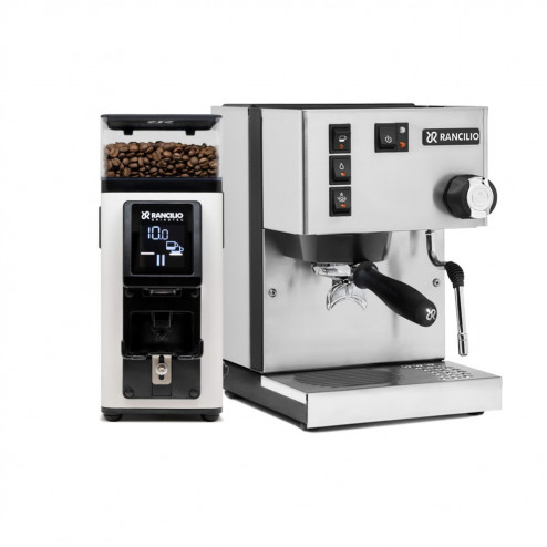 Rancilio Silvia V6 E & Rancilio Stile Biały