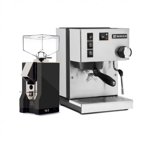 Rancilio Silvia V6 E Last Edition + Eureka Mignon Silenzio 16CR Czarny