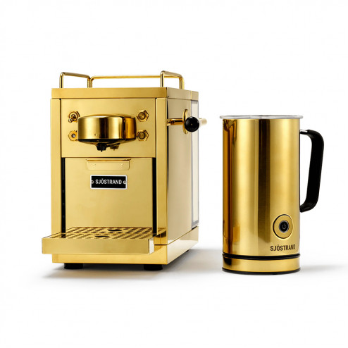 Sjöstrand The Original & Milk Frother Gold