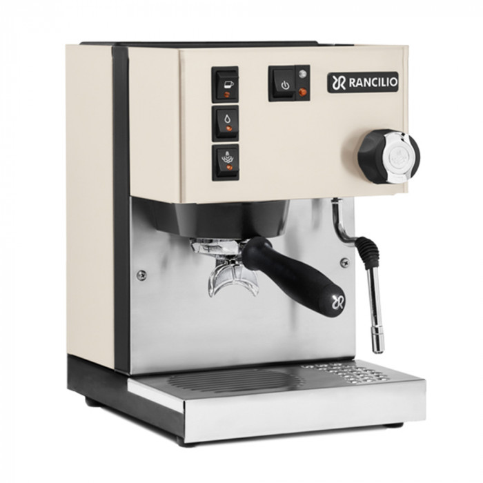 Rancilio Silvia V6 Biały + Rancilio Rocky D Czarny | Caffè