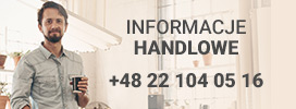 Informacje handlowe: +48221048403